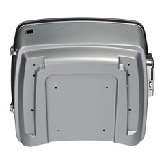 HR3 Brilliant Silver Pearl 2015SGS King Size Touring Trunk Luggage with Speaker Cut Outs For 14-24 Harley Touring