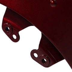 HR3 Mysterious Red Sunglo Motorcycle 18" Wide Tire Front Mudguard Fender For Harley Touring Models 2014-2023