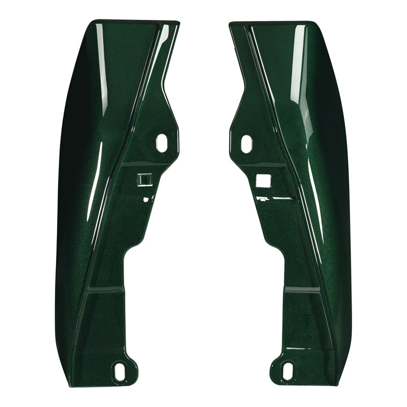 HR3 Deep Jade Pearl Mid-Frame Air Deflectors For Harley Touring and Trike Models 09-24