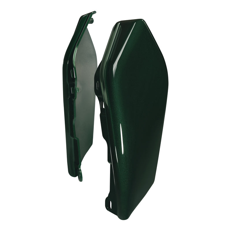 HR3 Deep Jade Pearl Mid-Frame Air Deflectors For Harley Touring and Trike Models 09-24