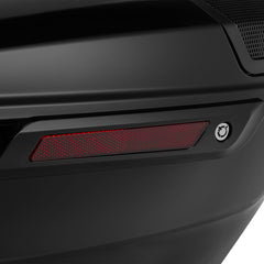 HR3 Vivid Black Pinstripe Regular Saddlebags with 6*9" Speaker Cutouts for 2024 HD Touring