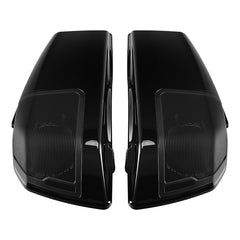 HR3 Vivid Black Pinstripe Regular Saddlebags with 6*9" Speaker Cutouts for 2024 HD Touring