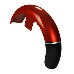 HR3 Sunset Orange / Sunset Black Fade 21" Wrap Front Fender Fit For Harley Touring Model 14-23/Custom Bagger