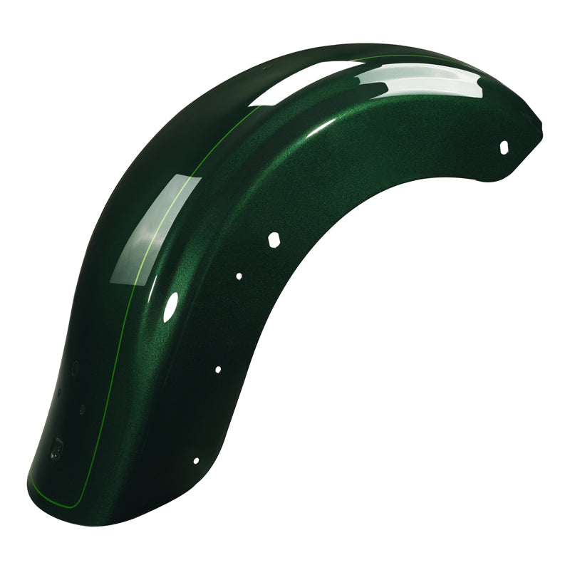 HR3 Deep Jade Pearl Motorcycle Mudguard CVO STYLE REAR FENDER FOR Harley Touring 2014-2023