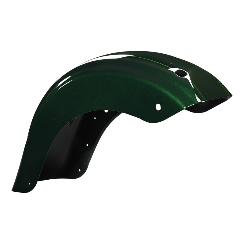 HR3 Deep Jade Pearl Motorcycle Mudguard CVO STYLE REAR FENDER FOR Harley Touring 2014-2023