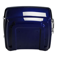 HR3 Zephyr Blue / Black Sunglo 13.7" King Size Touring Trunk Luggage For 14-24 Harley Touring