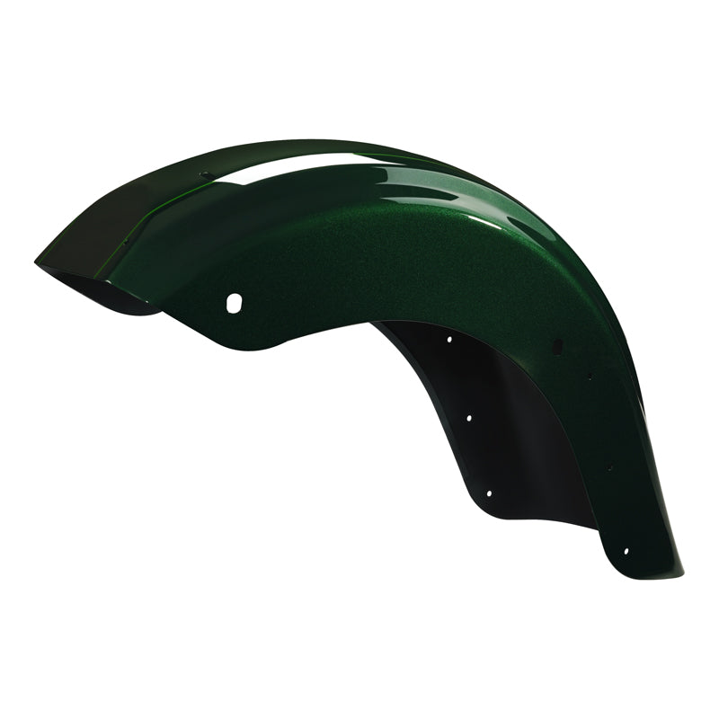 HR3 Deep Jade Pearl Motorcycle Mudguard CVO STYLE REAR FENDER FOR Harley Touring 2014-2023