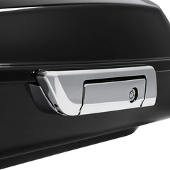 HR3 Candy Cobalt / Indigo Ink 10.7" Chopped Style Touring Trunk Luggage For 14-24 Harley Touring