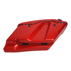 HR3 Wicked Red CVO Stretched Saddlebags with Speaker Lids For 14-23 Harley Touring