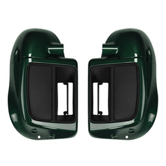 HR3 Deep Jade Pearl Vented Lower Fairing Kit For Harley Touring models 2014-2024