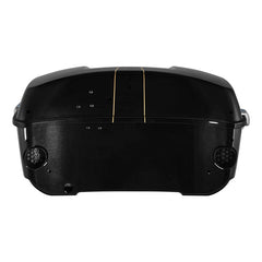 HR3 Black Quartz 2016RGS King Size Touring Trunk Luggage with Speaker Cut Outs For 14-24 Harley Touring