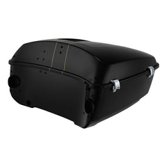 HR3 Black Quartz 2016RGS King Size Touring Trunk Luggage with Speaker Cut Outs For 14-24 Harley Touring