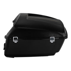 HR3 Black Quartz 2016RGS King Size Touring Trunk Luggage with Speaker Cut Outs For 14-24 Harley Touring