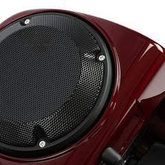 HR3 Mysterious Red Sunglo Vented Lower Fairing Kit With 6.5" Speaker Pods For Harley Touring models 2015-2024