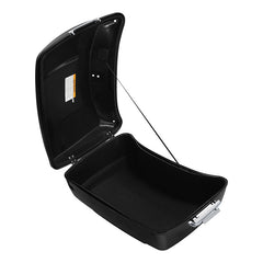 HR3 Black Quartz 2016RGS King Size Touring Trunk Luggage with Speaker Cut Outs For 14-24 Harley Touring