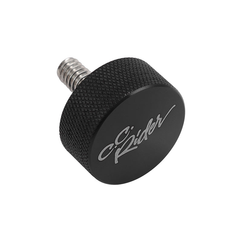 C.C. RIDER Custom Stainless Steel Seat Bolt Screw for Harley Touring Softail Dyna Sportster 1996-2024