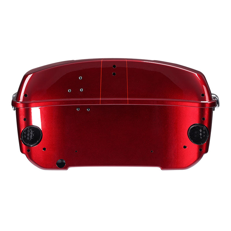 HR3 Velocity Red Sunglo 2017S King Size Touring Trunk Luggage with Speaker Cut Outs For 14-24 Harley Touring