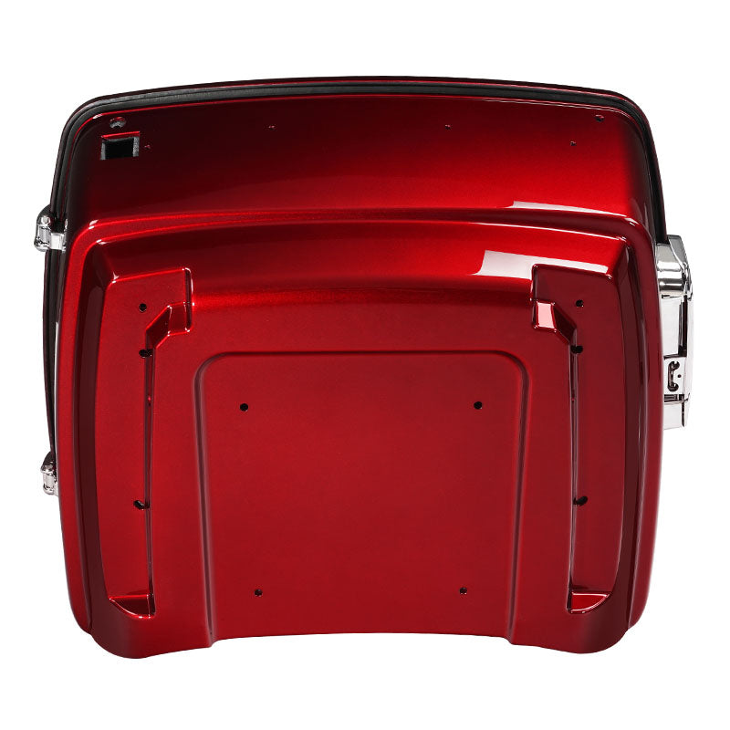 HR3 Velocity Red Sunglo 2017S King Size Touring Trunk Luggage with Speaker Cut Outs For 14-24 Harley Touring