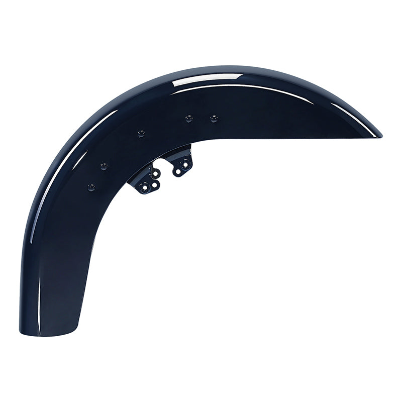 HR3 Billiard Blue Motorcycle 18" Wide Tire Front Mudguard Fender For Harley Touring Models 2014-2023