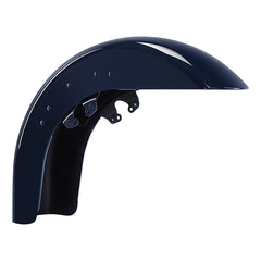 HR3 Billiard Blue Motorcycle 18" Wide Tire Front Mudguard Fender For Harley Touring Models 2014-2023