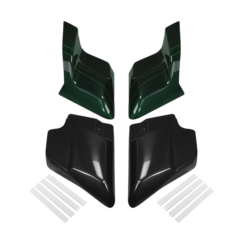 HR3 Deep Jade Pearl CVO Stretched Side Covers 2015 STREET GLIDE SPECIAL (FLHXS )