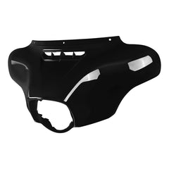 Custom Chrome Gloss Black Front Batwing Outer Fairing Fit For Harley Electra Street Tri Glide '14-'23