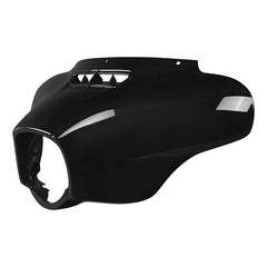 Custom Chrome Gloss Black Front Batwing Outer Fairing Fit For Harley Electra Street Tri Glide '14-'23