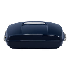 HR3 Billiard Blue 5.5" Razor Style Touring Trunk Luggage For 14-24 Harley Touring