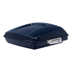 HR3 Billiard Blue 5.5" Razor Style Touring Trunk Luggage For 14-24 Harley Touring