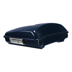 HR3 Billiard Blue 5.5" Razor Style Touring Trunk Luggage For 14-24 Harley Touring