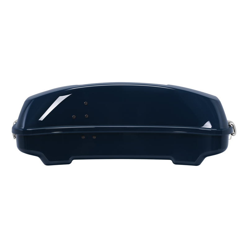 HR3 Billiard Blue 5.5" Razor Style Touring Trunk Luggage For 14-24 Harley Touring