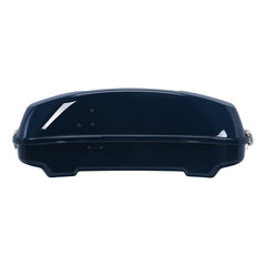 HR3 Billiard Blue 5.5" Razor Style Touring Trunk Luggage For 14-24 Harley Touring