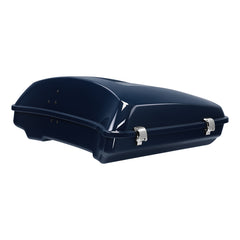 HR3 Billiard Blue 5.5" Razor Style Touring Trunk Luggage For 14-24 Harley Touring