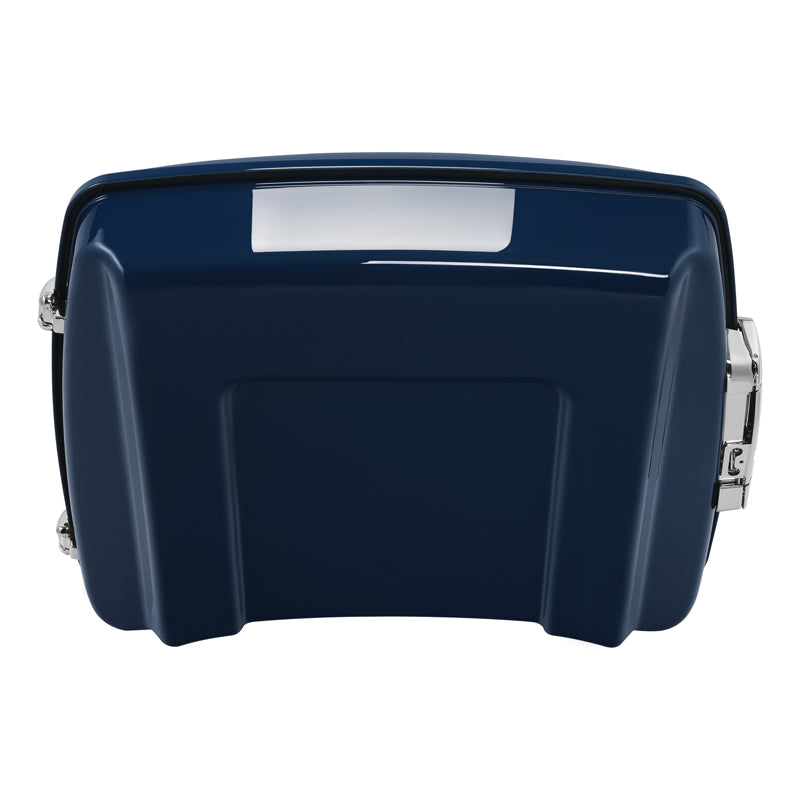 HR3 Billiard Blue 5.5" Razor Style Touring Trunk Luggage For 14-24 Harley Touring