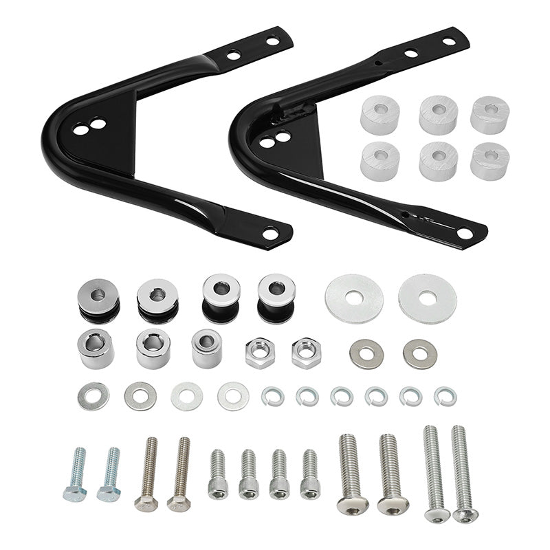 Detachable Two Up Luggage Rack Docking Hardware Kit For 1997-2008 Harley Touring FL