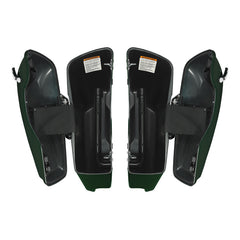 HR3 Deep Jade Pearl 5" Stretched Extended Saddlebags For Harley Touring 2014-2022