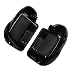 Custom Chrome Gloss Black Air Cooled Lower Vented Fairings Glove Box Fit For Harley Touring '14-'24