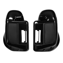 Custom Chrome Gloss Black Air Cooled Lower Vented Fairings Glove Box Fit For Harley Touring '14-'24