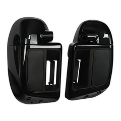 Custom Chrome Gloss Black Air Cooled Lower Vented Fairings Glove Box Fit For Harley Touring '14-'24