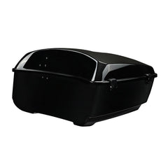 Custom Chrome Gloss Black 13.7" King Touring Trunk Fit For Harley Touring '14-'24