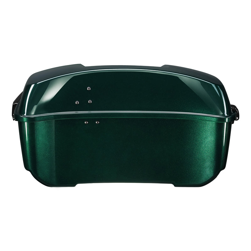 HR3 Alpine Green 13.7" King Size Touring Trunk Luggage For 14-24 Harley Touring