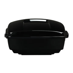 Custom Chrome Gloss Black 13.7" King Touring Trunk Fit For Harley Touring '14-'24