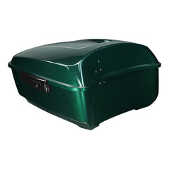 HR3 Alpine Green 13.7" King Size Touring Trunk Luggage For 14-24 Harley Touring