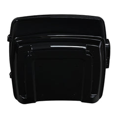 Custom Chrome Gloss Black 13.7" King Touring Trunk Fit For Harley Touring '14-'24