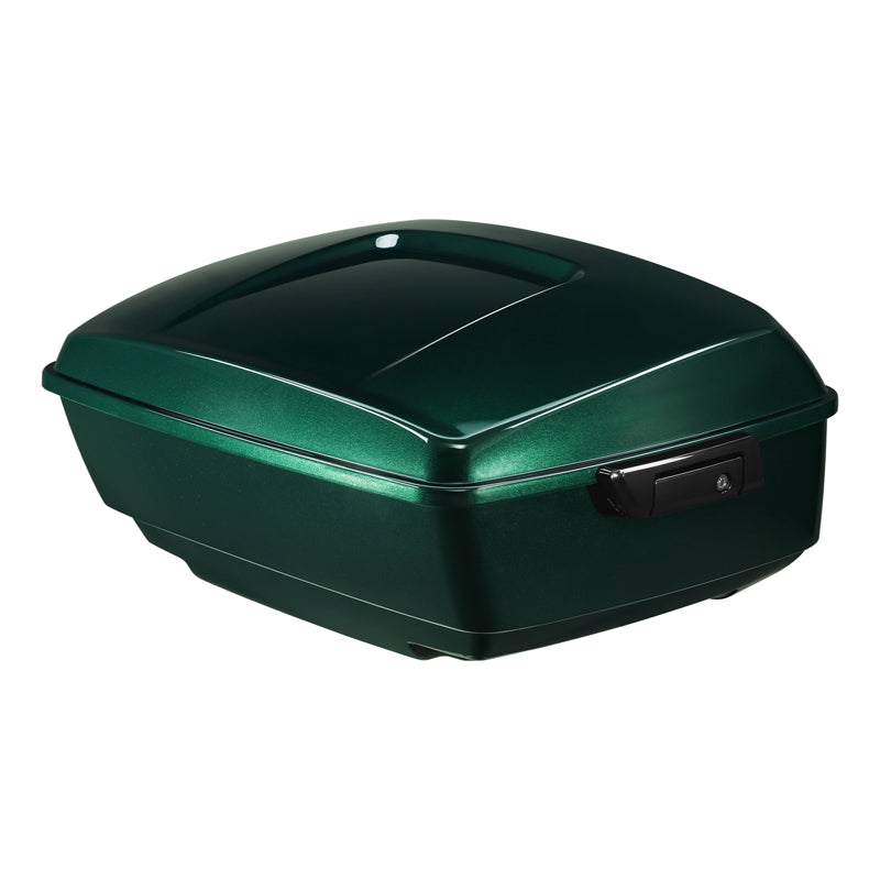 HR3 Alpine Green 13.7" King Size Touring Trunk Luggage For 14-24 Harley Touring