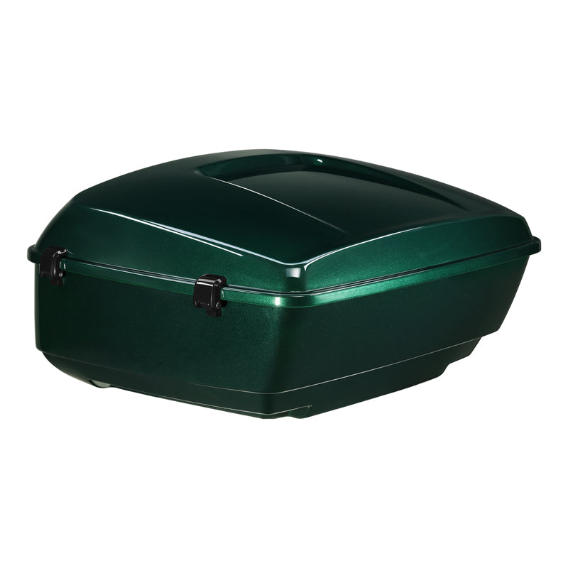 HR3 Alpine Green 13.7" King Size Touring Trunk Luggage For 14-24 Harley Touring