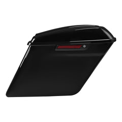 Custom Chrome Vivid Black 5" Extended Stretched Hard Saddlebags Fit For Harley Touring road glide '14-'23