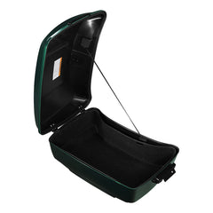 HR3 Alpine Green 13.7" King Size Touring Trunk Luggage For 14-24 Harley Touring