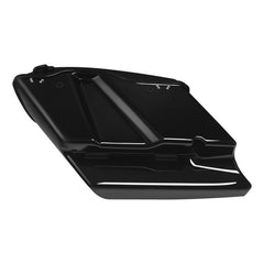 Custom Chrome Vivid Black 5" Extended Stretched Hard Saddlebags Fit For Harley Touring road glide '14-'23