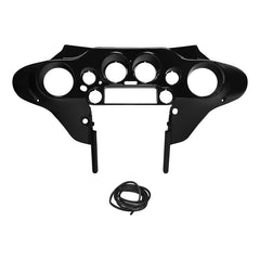 Custom Chrome Gloss Black Speedometer Cover Inner Fairing Fit For Harley Electra Glide Street Glide '96-'13